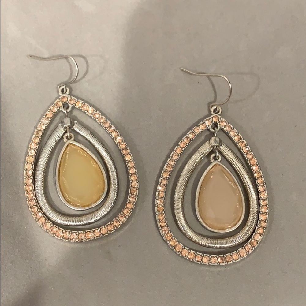 Peach Hanging Earrings